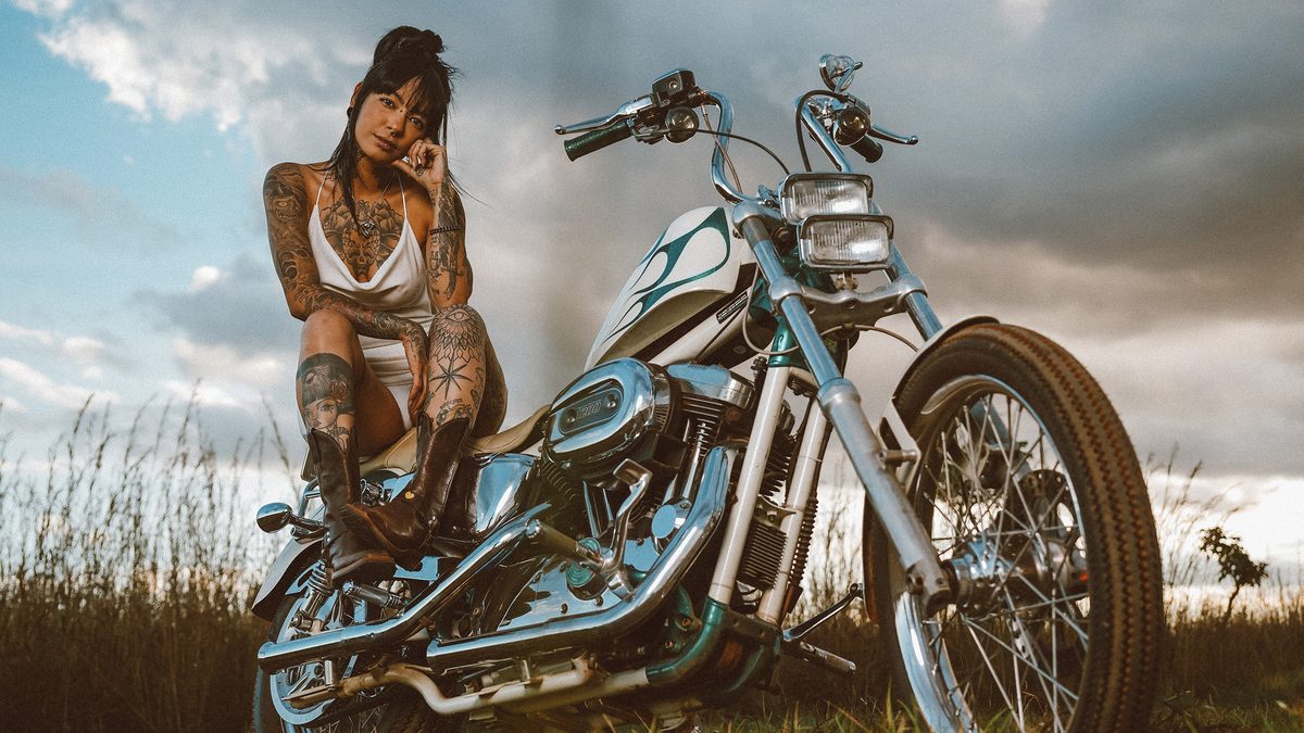 This Playboy Creator’s Custom Harley-Davidson Motorcycle Is Unapologetically Bold