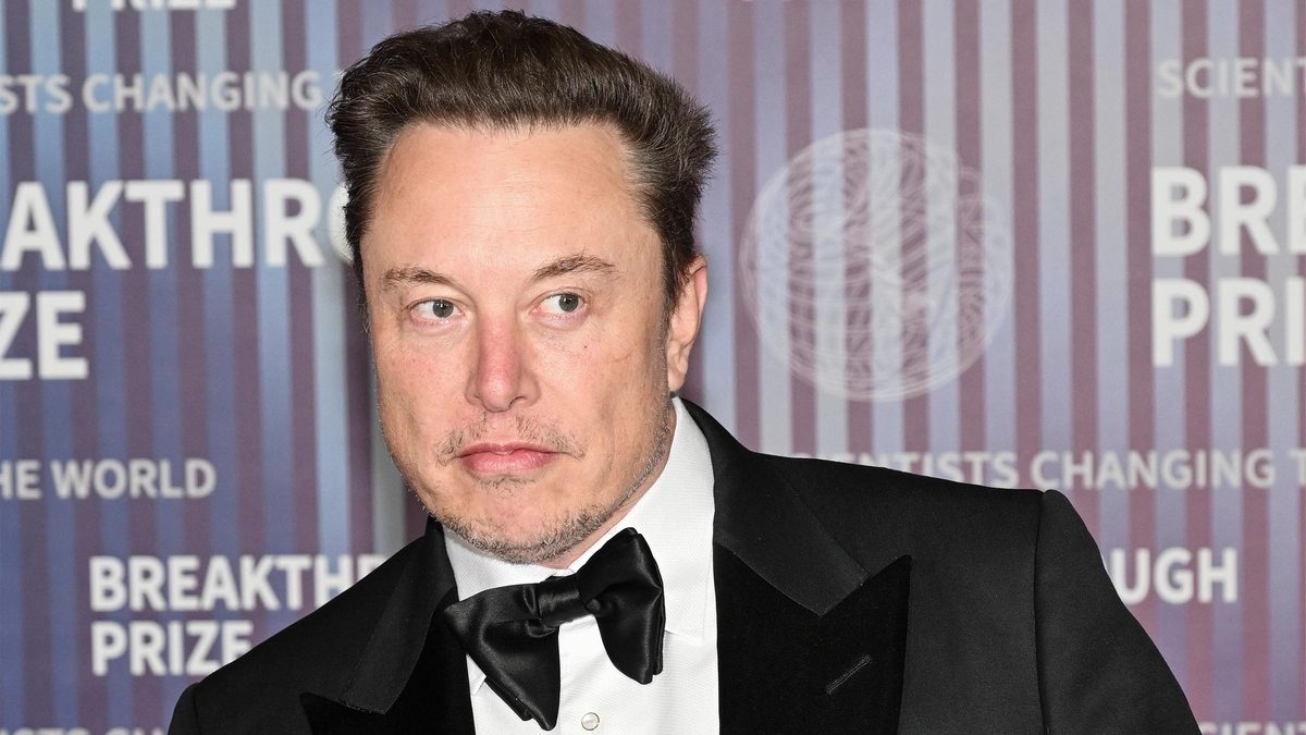 ELON MUSK attends the 2024 Breakthrough Prize.