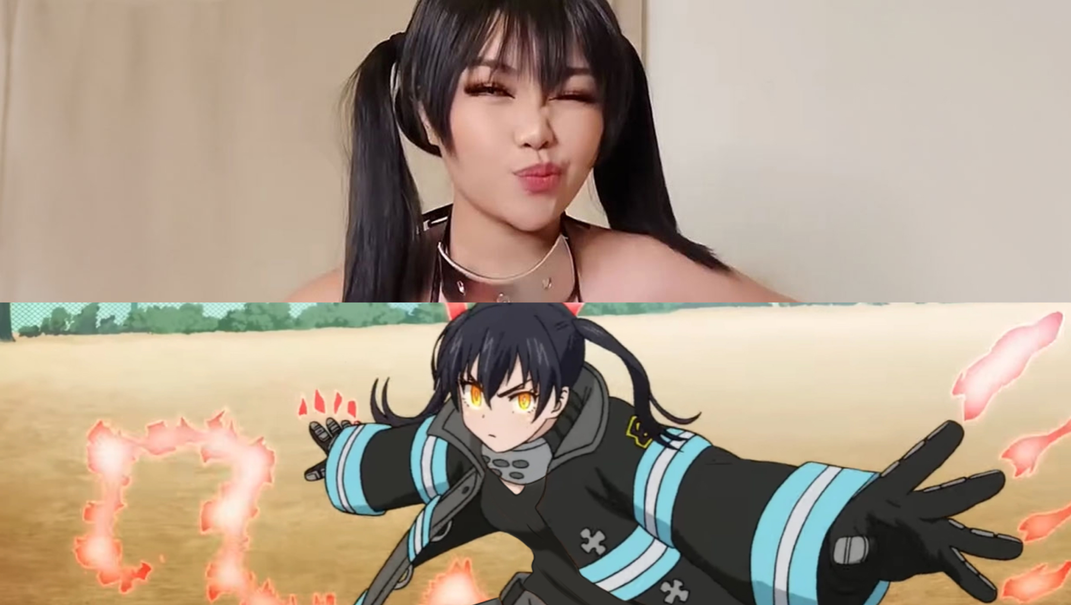 Mizzimie is too hot to handle as Tamaki Kotatsu from Fire Force - Playboy