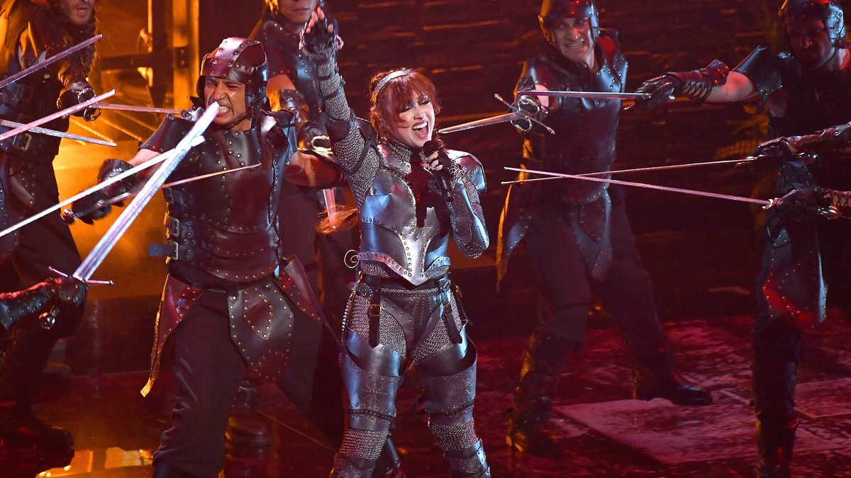 Chappell Roan performs during the 2024 MTV Video Music Awards at UBS Arena on September 11, 2024