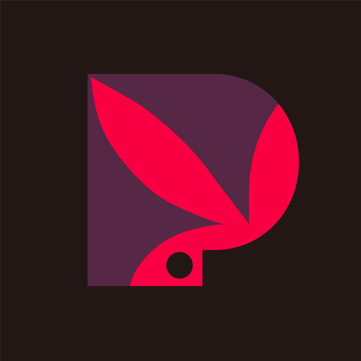 pink playboy bunny logo on black backdrop