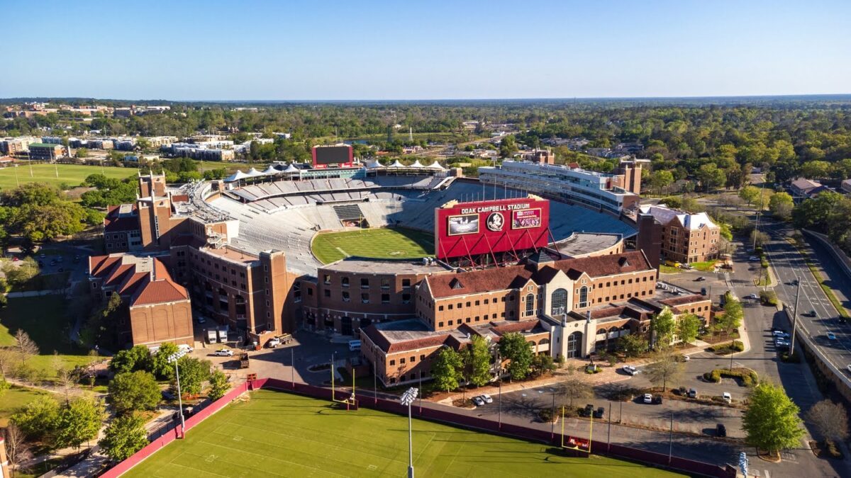 Tallahassee, FL - March 2023: Doak Campbell Stadium, home of Florida State University Football