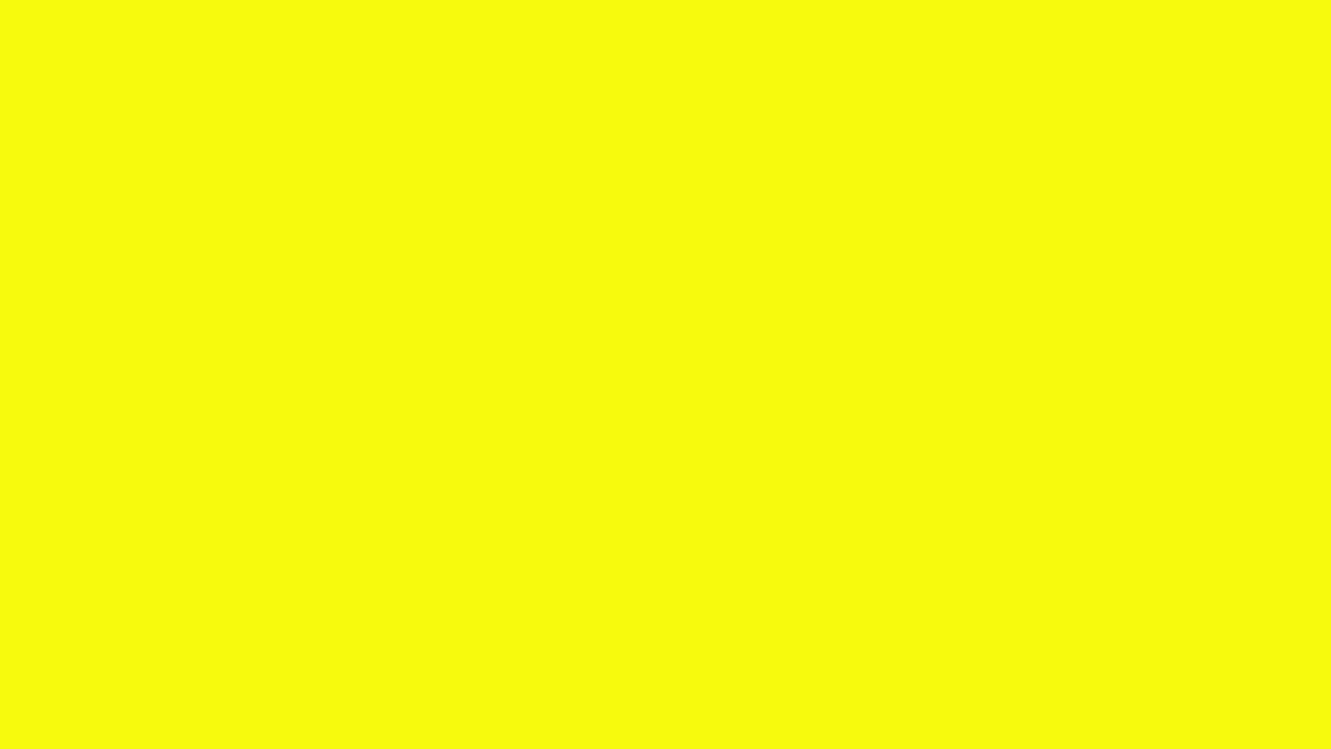yellow f7fa0d hex