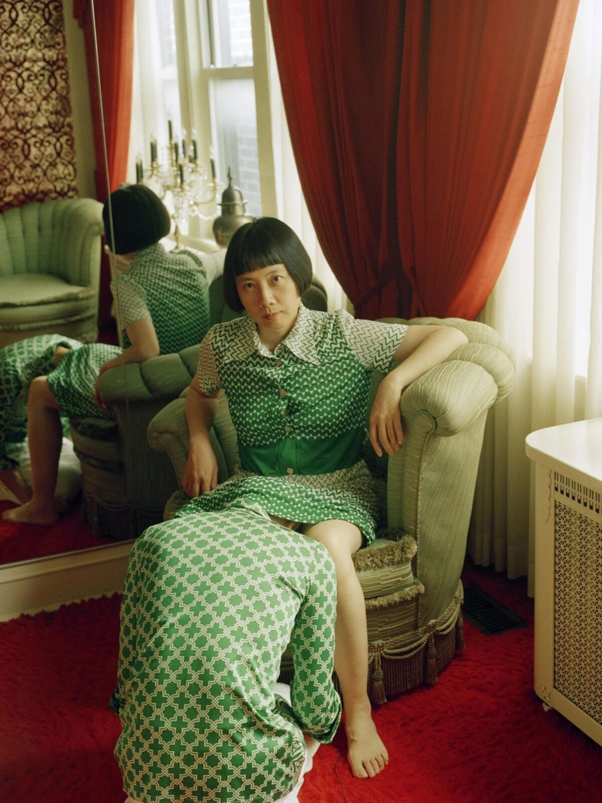 The Artist Using Her Boyfriend as a Human Prop