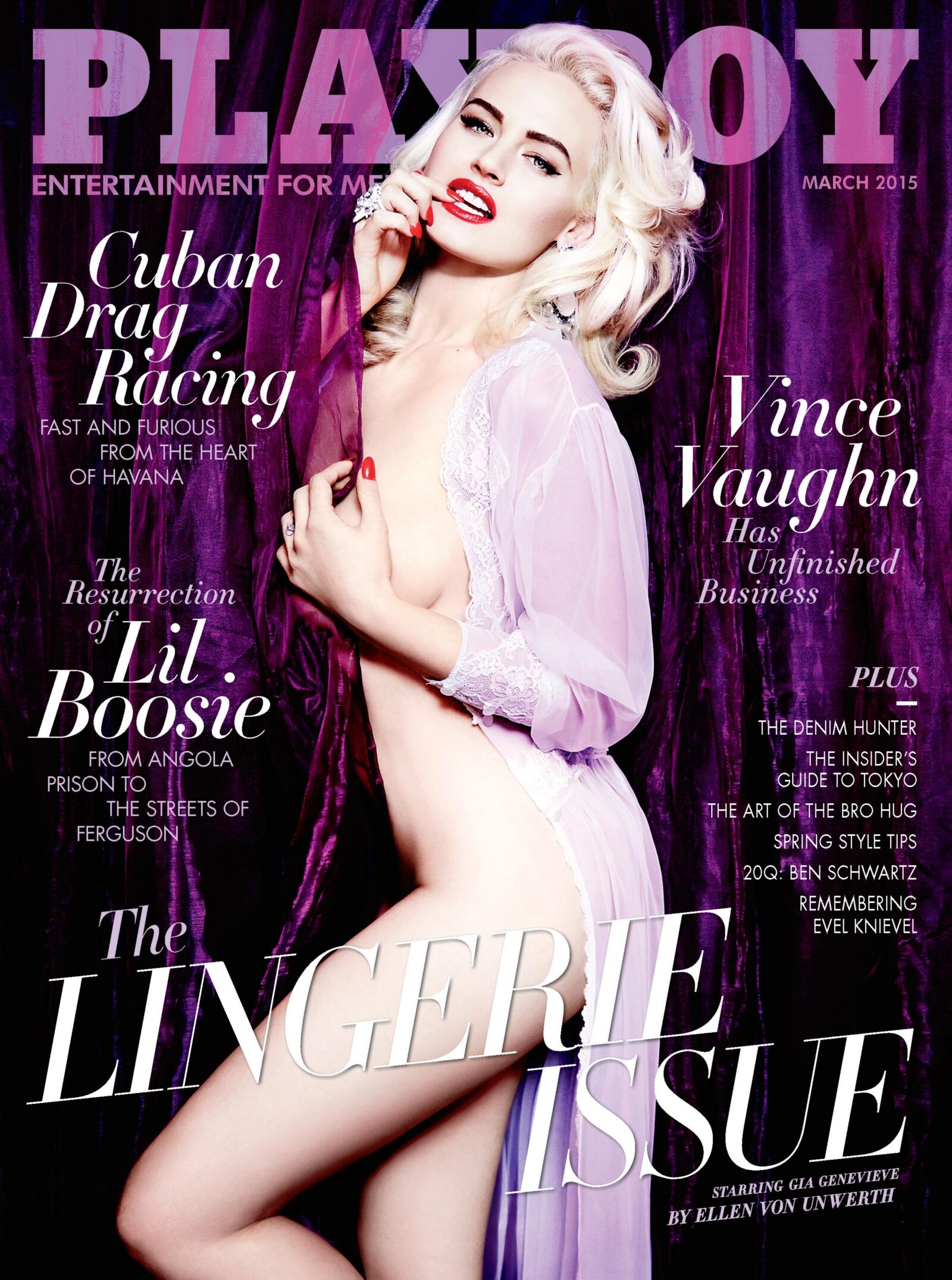Playboy — March 2015 — front cover